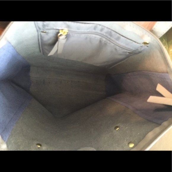 set of six genuine Leather Joy Mangano Tote bags - Picture 3 of 8